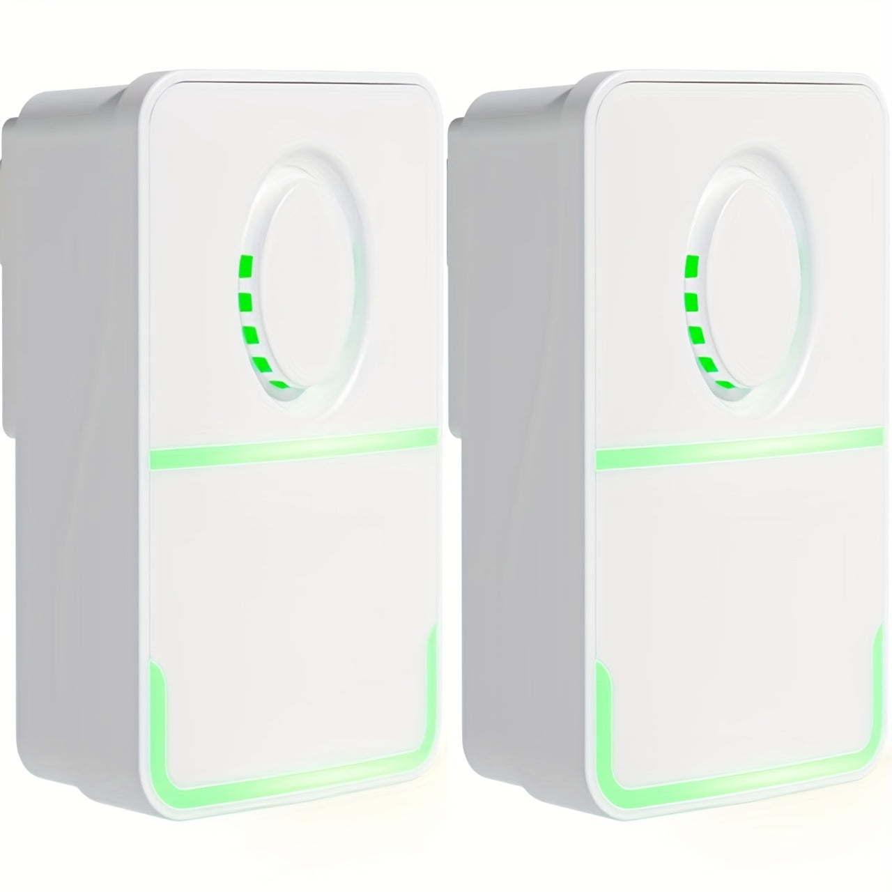 Purificador de aire de iones negativos portátil y silencioso - Elimina polvo, polen, pelo de mascotas y olores desagradables | Diseño seguro y duradero para uso en hogar y oficina | Ideal para dormitorio | Plástico blanco