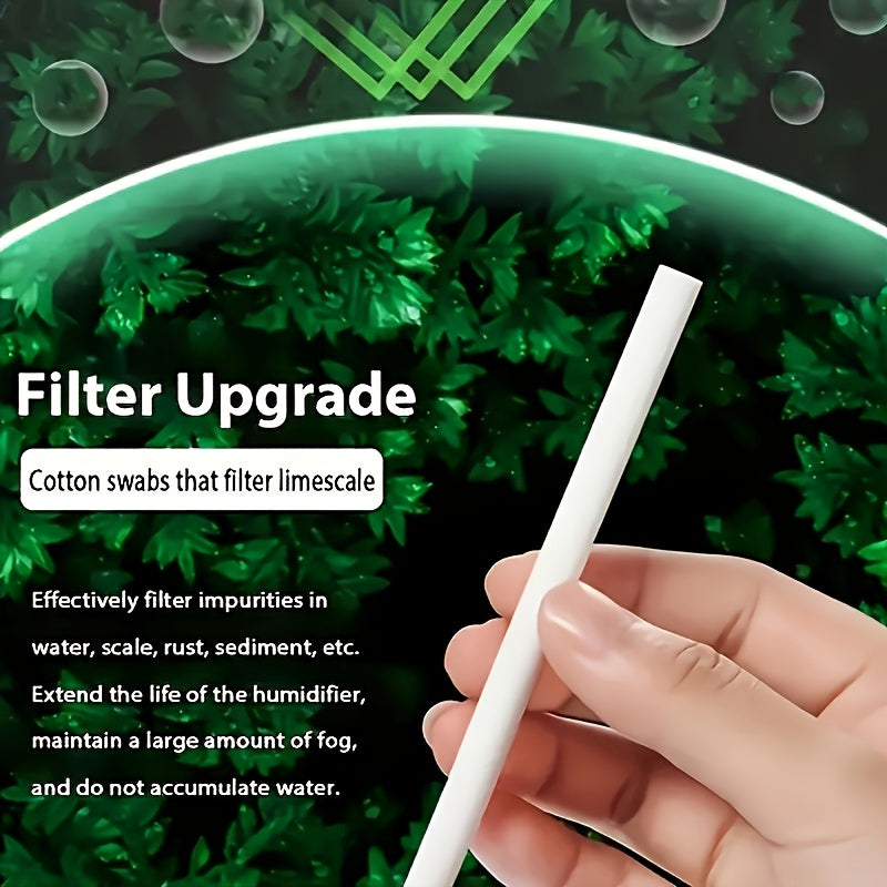 Varillas de Esponja de Fibra Absorbente de Alta Valorización de 5/10/15 piezas - Recambios para Difusor Ambientador de Coche y Filtro de Mini Humidificador USB, Sin Necesidad de Electricidad, Distribución Uniforme de Poros y Fuerte Absorción de Agua, Ade