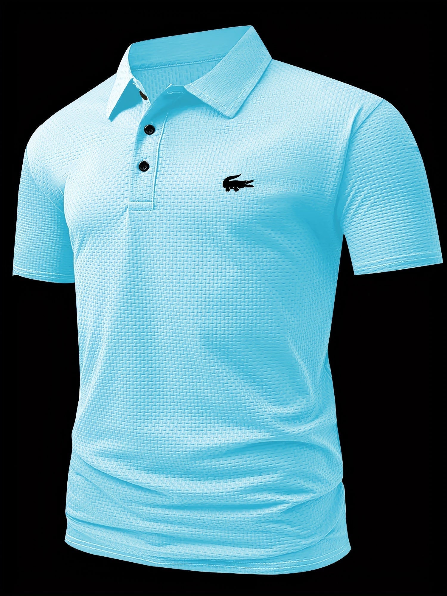 Camiseta Cómoda para Hombres de Medio Oriente con Estampado de Cocodrilo, Camisa Casual Transpirable para Negocios y Ocio