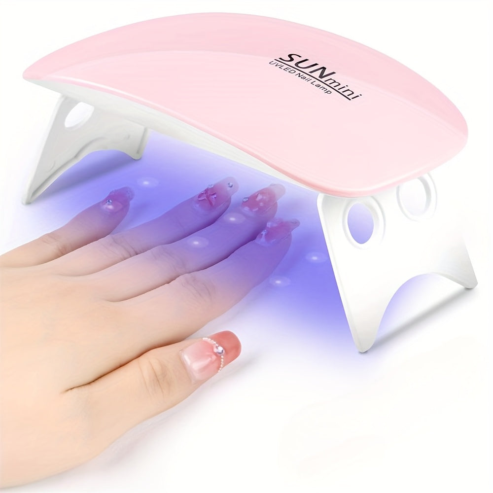 Linterna Compacta para Uñas, Luz de Curado de Gel LED, Secador de Manicura para Salón y Hogar, Curado Rápido para Uñas DIY