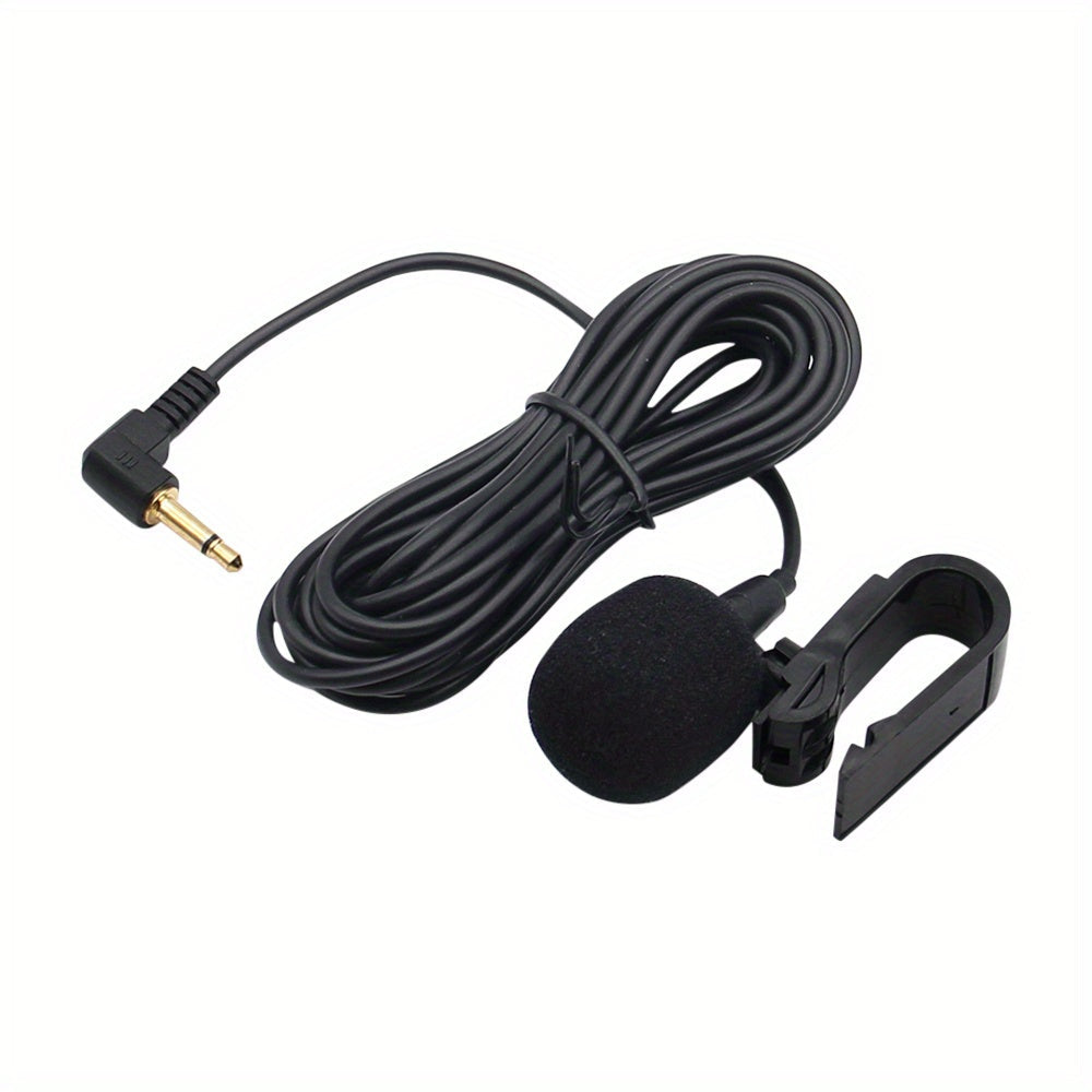 Micrófono De Audio Para Coche 3,5mm Clip Jack Plug Mic Estéreo con externo con cable para auto