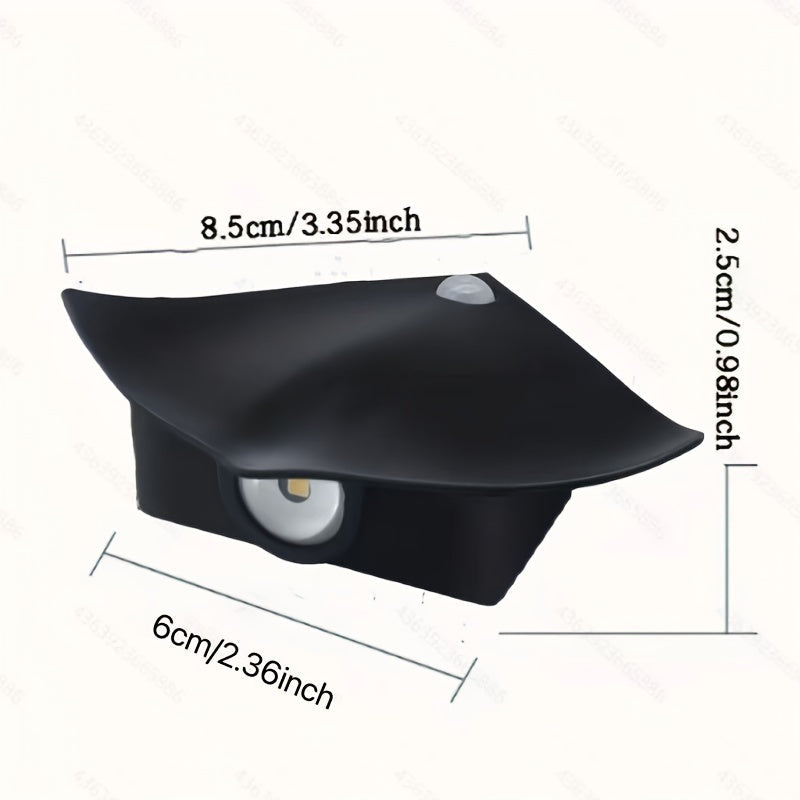1pc Luces de Pared Modernas con Sensor de Movimiento de Manta, Lámparas Nocturnas LED, de Plástico para Dormitorio, Escalera, Sala de Estar, Armario