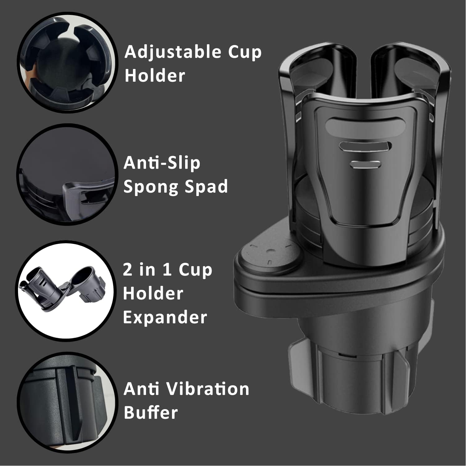 Soporte para Vasos y Comida para Vehículos, Portavasos para Autos, Camionetas y Camiones para Bebidas, coche,conducir,vehiculo,carros