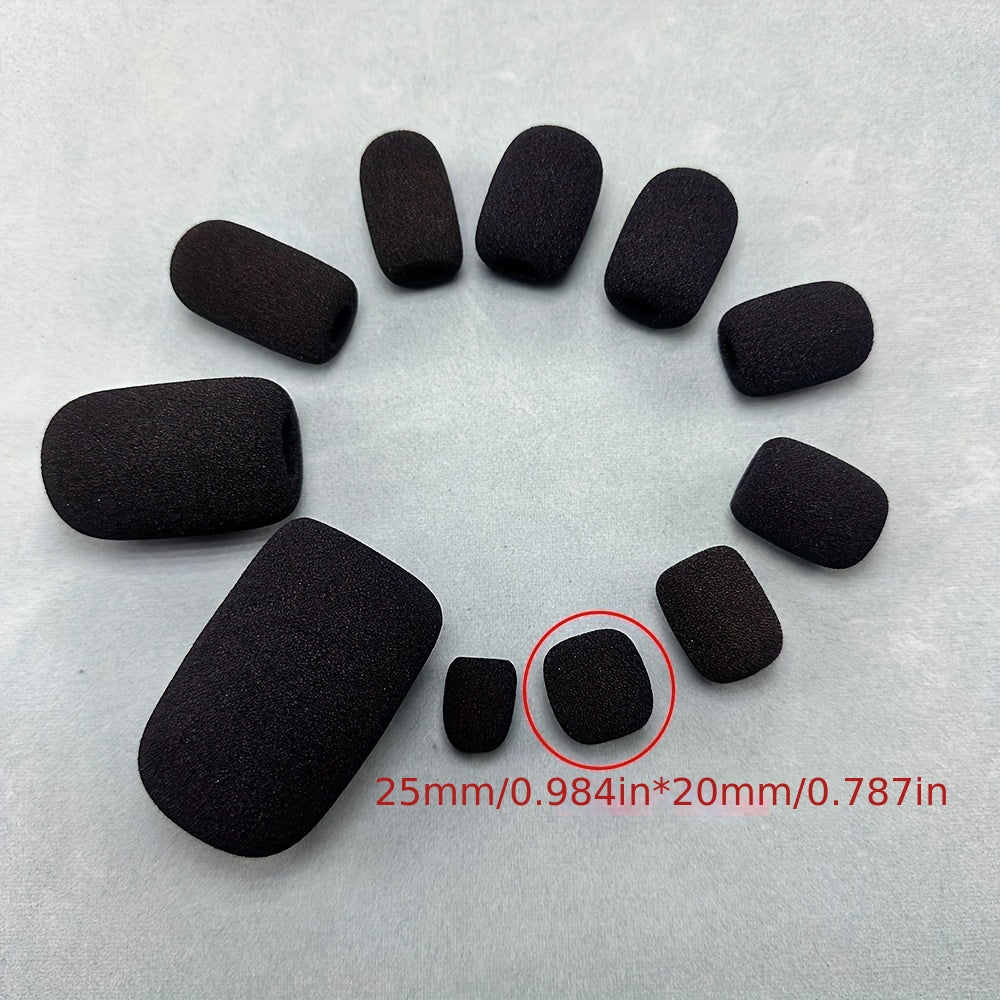Micrófono Esponja Mi Cabeza Multi-tamaño Auricular Micrófono Esponja Micrófono Protección de Vida Accesorios Cubierta a prueba de viento Eid Al-Adha Mubarak