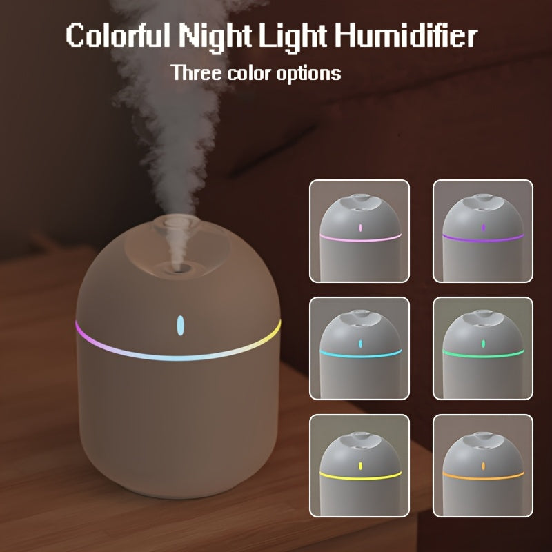 Modelo P08 humidificador de escritorio mini USB silencioso - rociado de niebla pesada, tres colores, evaporador facial portátil