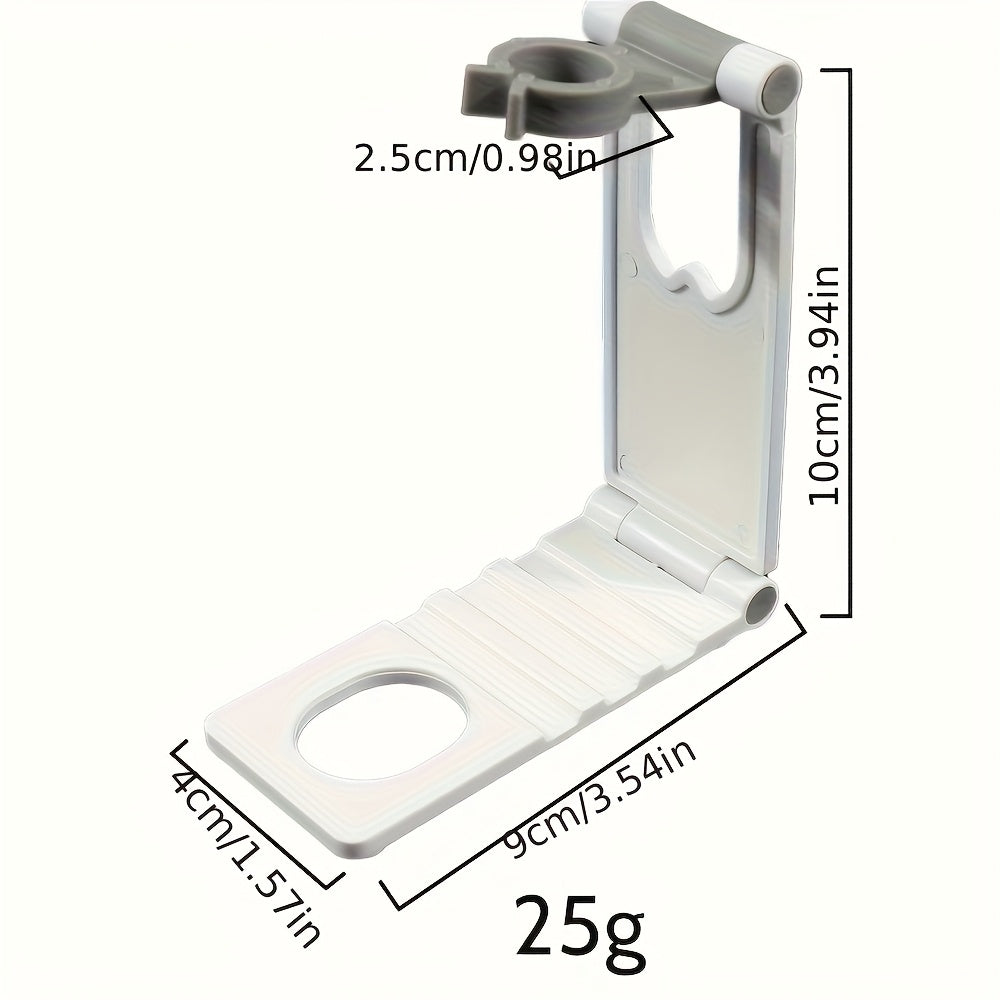 Soporte Plegable para Lámpara de Uñas con Rotación 360° y Base Antideslizante - Ángulo Ajustable, Diseño Portátil para Salones de Manicura, Arte en Casa o Estudios Personales - Compatible con Diversas Lámparas LED