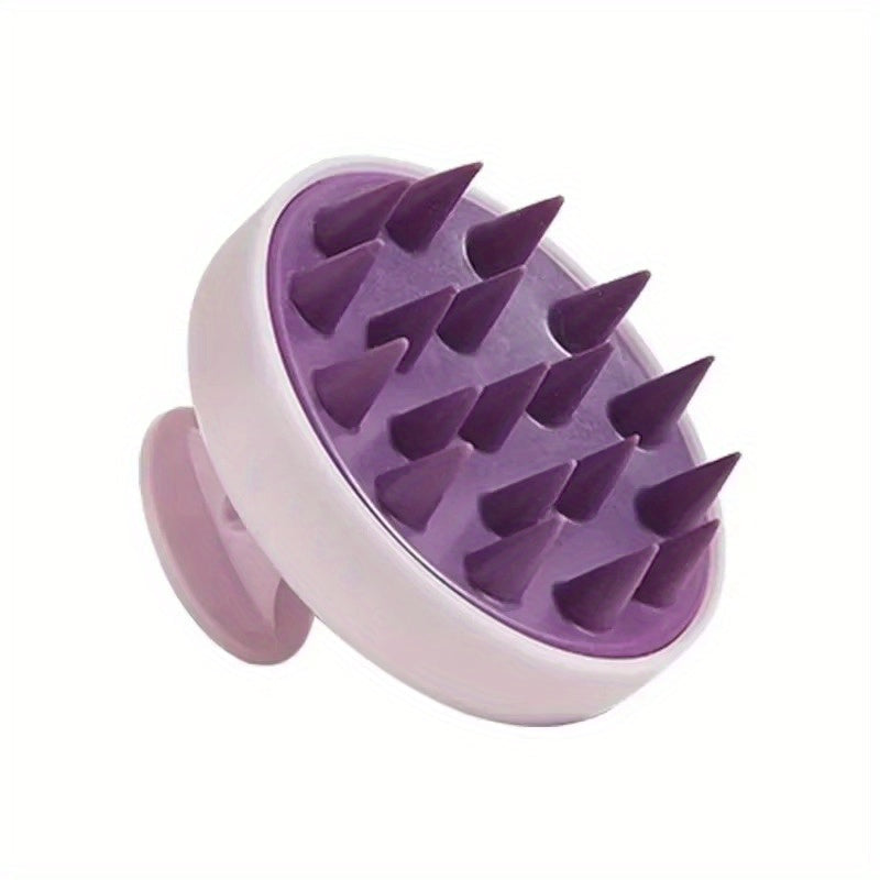 Peine de masaje de silicona para el cuero cabelludo, cepillo de champú, masajeador corporal para el cuidado del cabello, cabezal de ducha, herramienta de baño desenredante, suave para el cuero cabelludo, duradero, opciones multicolores.