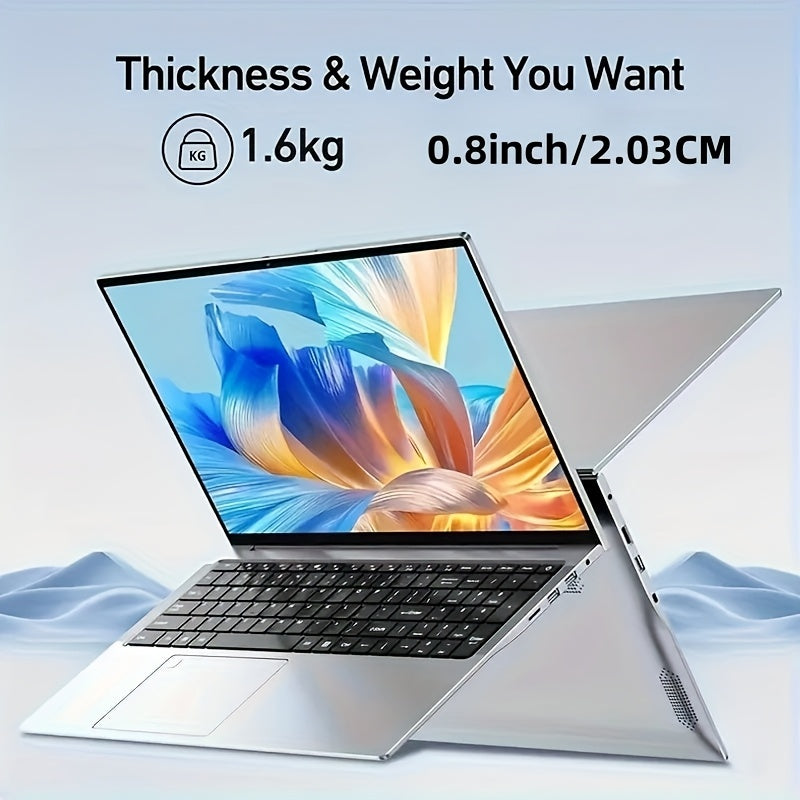Portátil 2025 Intel Core, 2.9GHZ, 16+1TB SSD, Pantalla IPS 16'' 1920x1080, Ideal para la Oficina Diaria y Estudiantes, Imprescindible en la Vida Universitaria