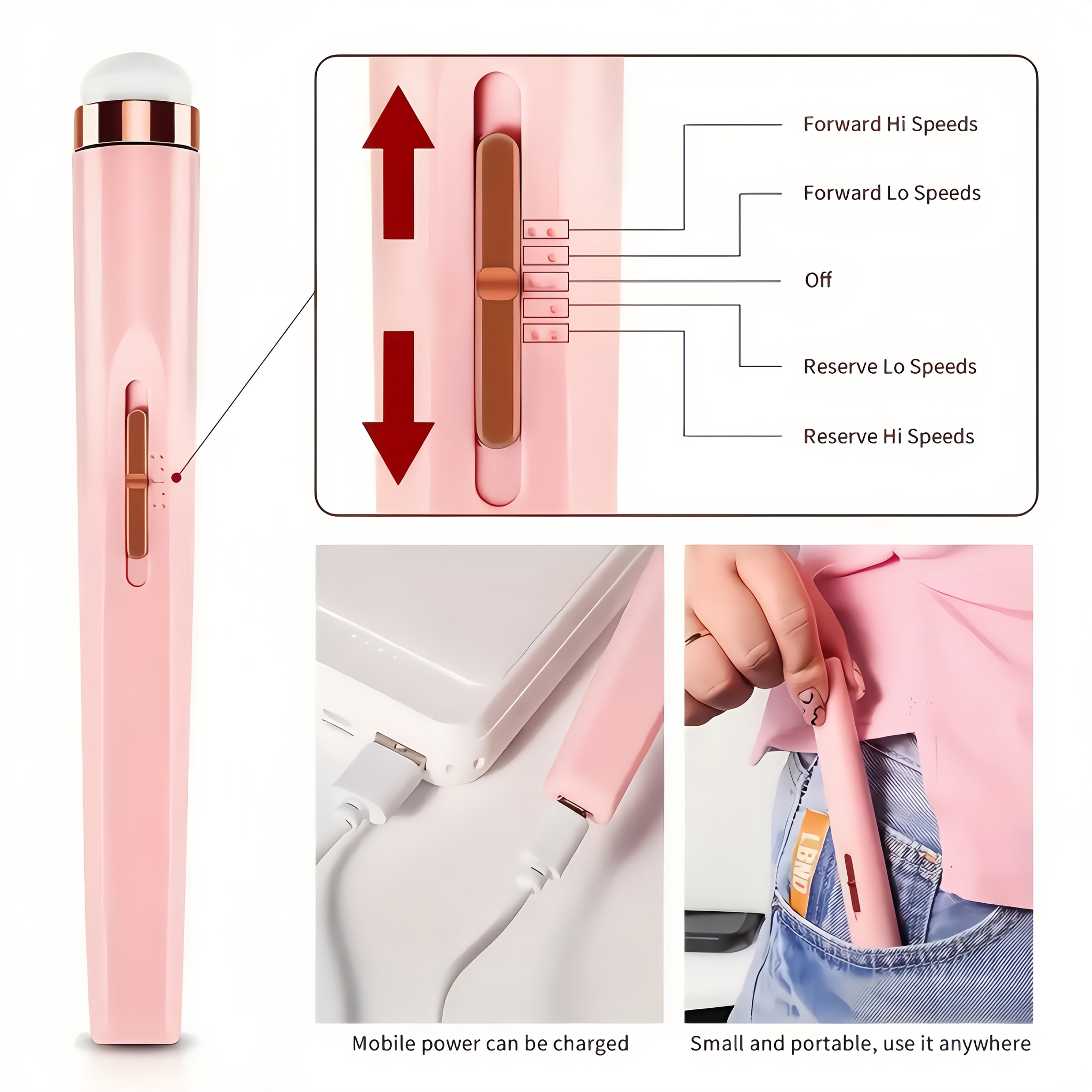 Perforadora Eléctrica de Uñas USB, Kit Profesional para Gel y Salón en Casa con Lima y Empujador de Cutículas, Sin Olor, Batería de Litio Duradera e Iluminación LED, Regalo Ideal para Cumpleaños o Fiestas