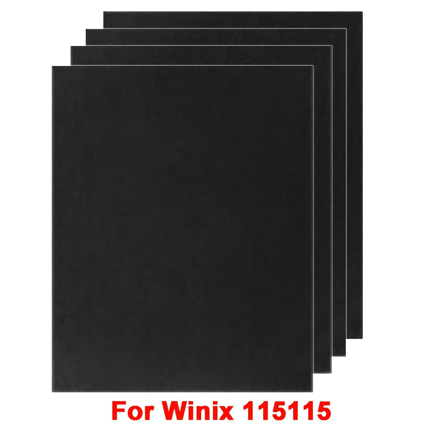 4pcs Pre-filtros de Carbón Activado para Purificadores de Aire Winix - Control de Olores, Compatibles con los Modelos AM90, C535, 5300-2