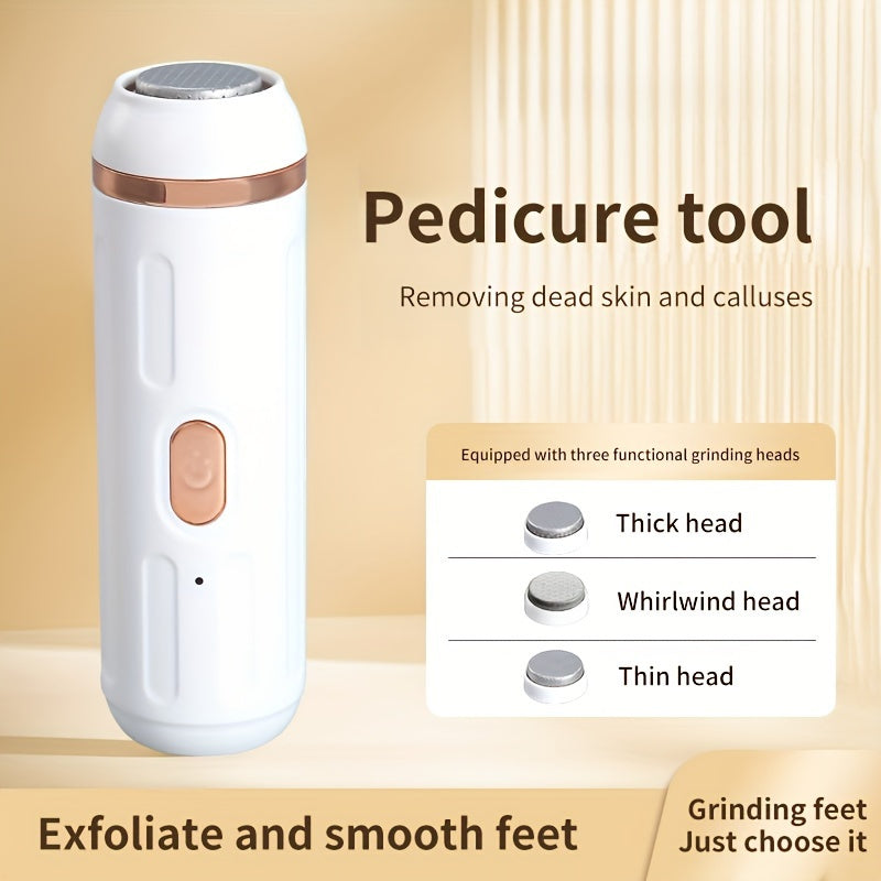 Removedor de Callos, Herramienta Electrónica Portátil Recargable para el Cuidado de los Pies, Juego de Removedores Eléctricos de Callos, Hace que los Pies Estén Suaves y Lisos - Regalo Ideal para la Cuidado de la Piel Dura, Agrietada y Seca