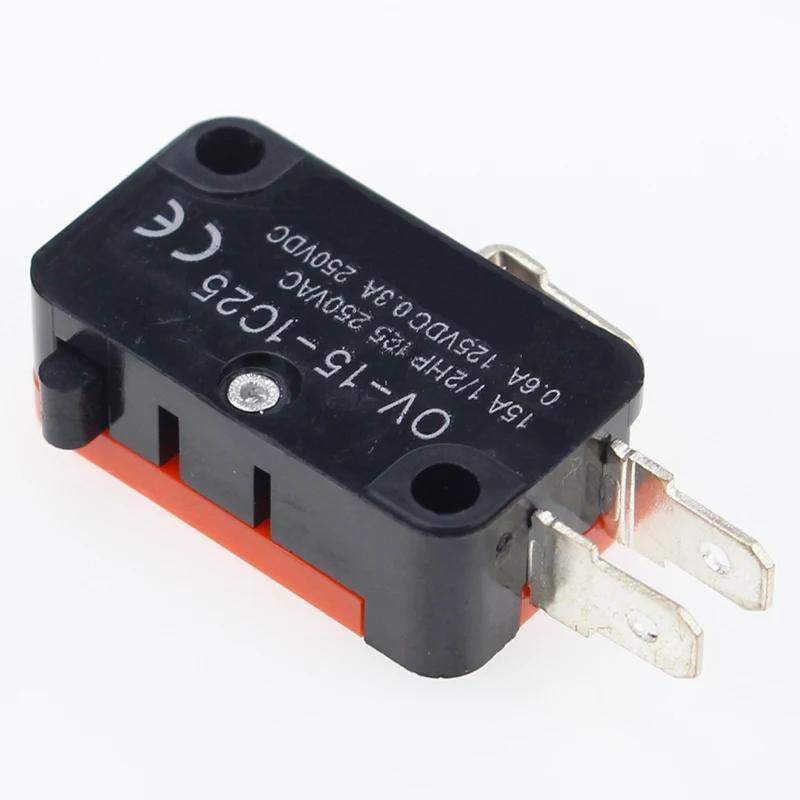 5 Unidades, Gran Interruptor Micro V-15-1C25, Interruptor De Contacto V-15-IC25, Interruptor Táctil De Punto De Cobre, Para Hornos De Microondas