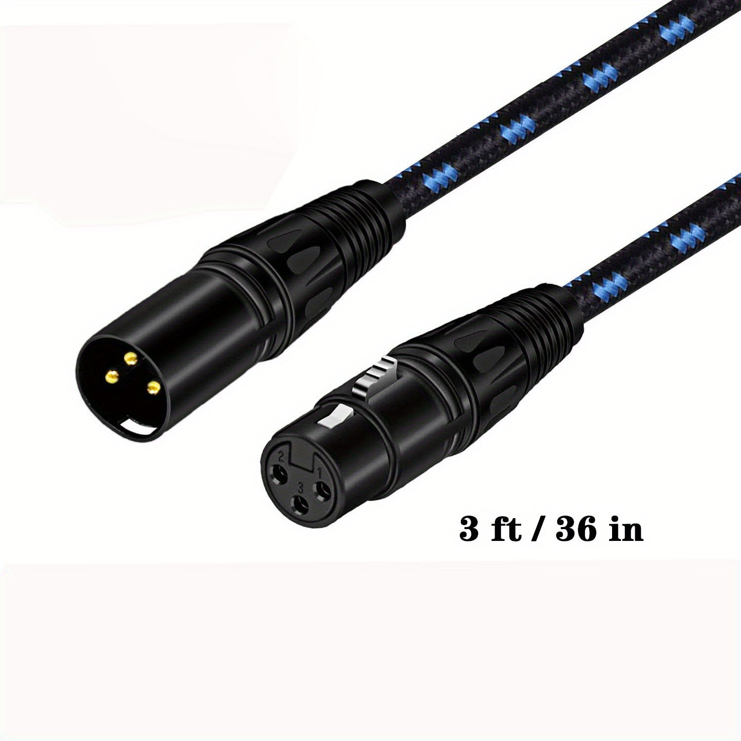 Cable De Micrófono XLR Macho A XLR Hembra (cable De Extensión XLR De Micrófono)