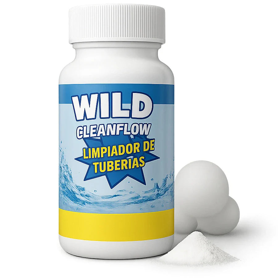 Destapa cañeria Wild Cleanflow™ - Desatasca sin esfuerzo. Limpia desde la raíz