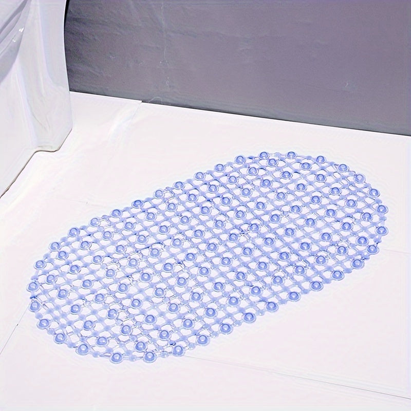 1 pieza - Alfombra de baño para ducha, alfombrilla para bañera y cuarto de baño, tapete antideslizante con ventosas, felpudo de PVC