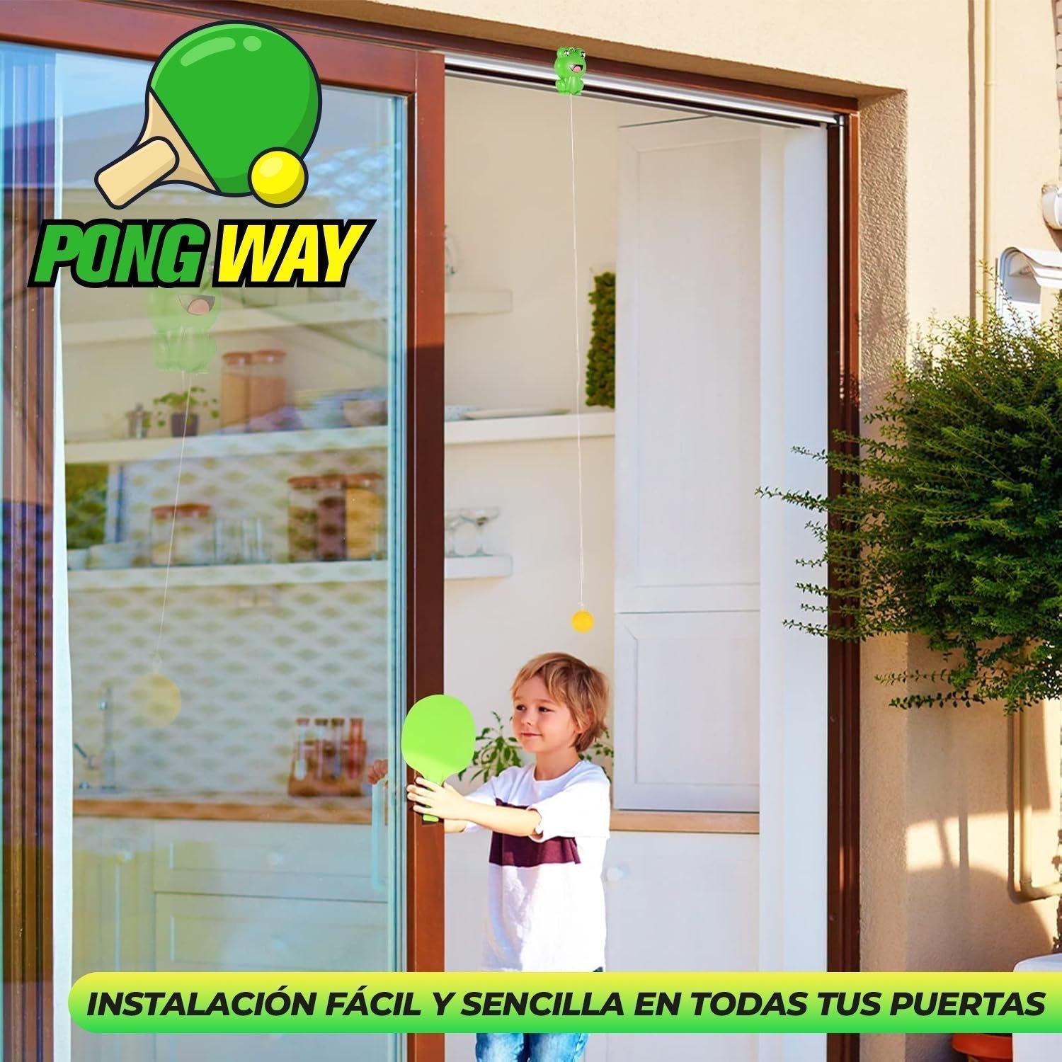 PongWay™ - Entrenador para niños de ping pong