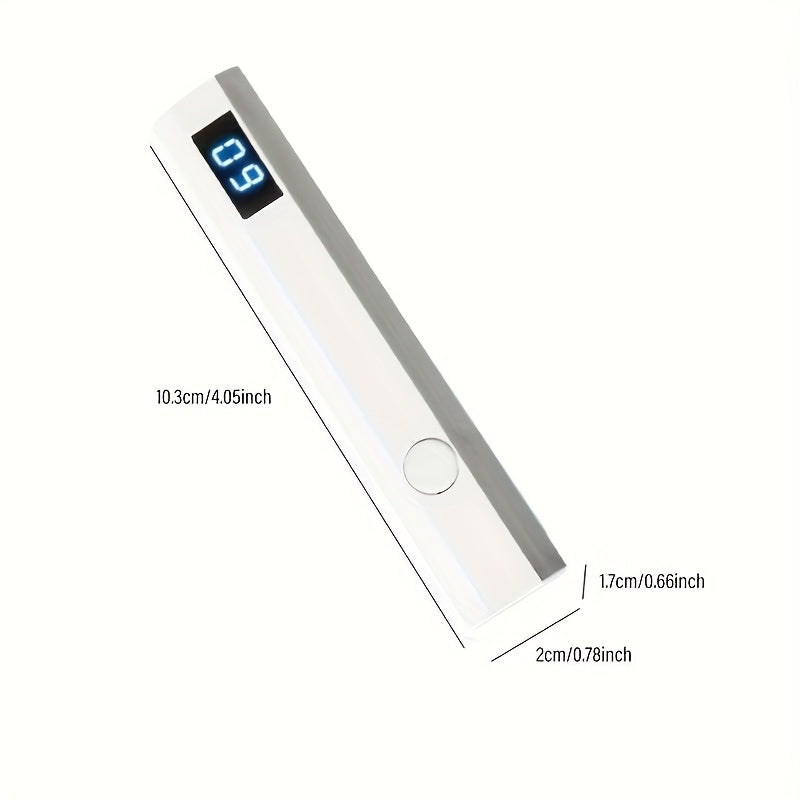 Luces de Uñas LED Recargables por USB con Pantalla Digital - Fijación rápida del gel y duradera, adecuadas para uso en casa y salones