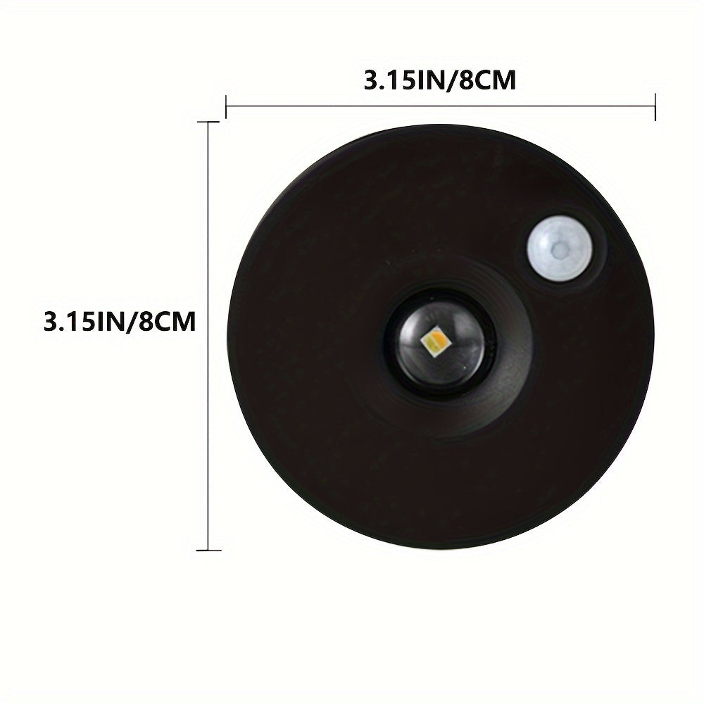 Lámpara de Ojo de Gato Recargable por USB, Luz Nocturna con Sensor de Movimiento, Lámpara de Pared Regulable de Tres Colores, Lámpara de Estudio con Batería de Gran Capacidad, Lámpara de Colina Adecuada para Dormitorio, Armario, Gabinete, Mesita de Noche