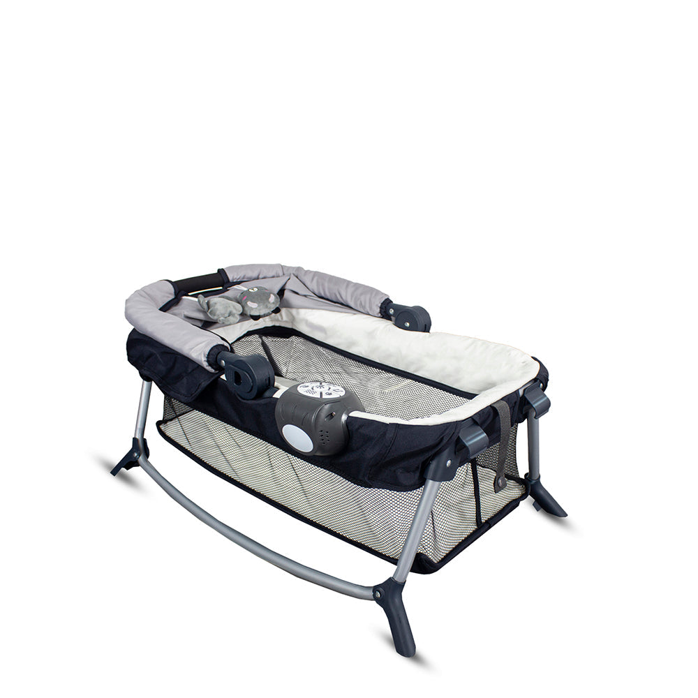 CUNA CORRAL + MOISES OSAKA GRIS 72B16 BEBESIT -