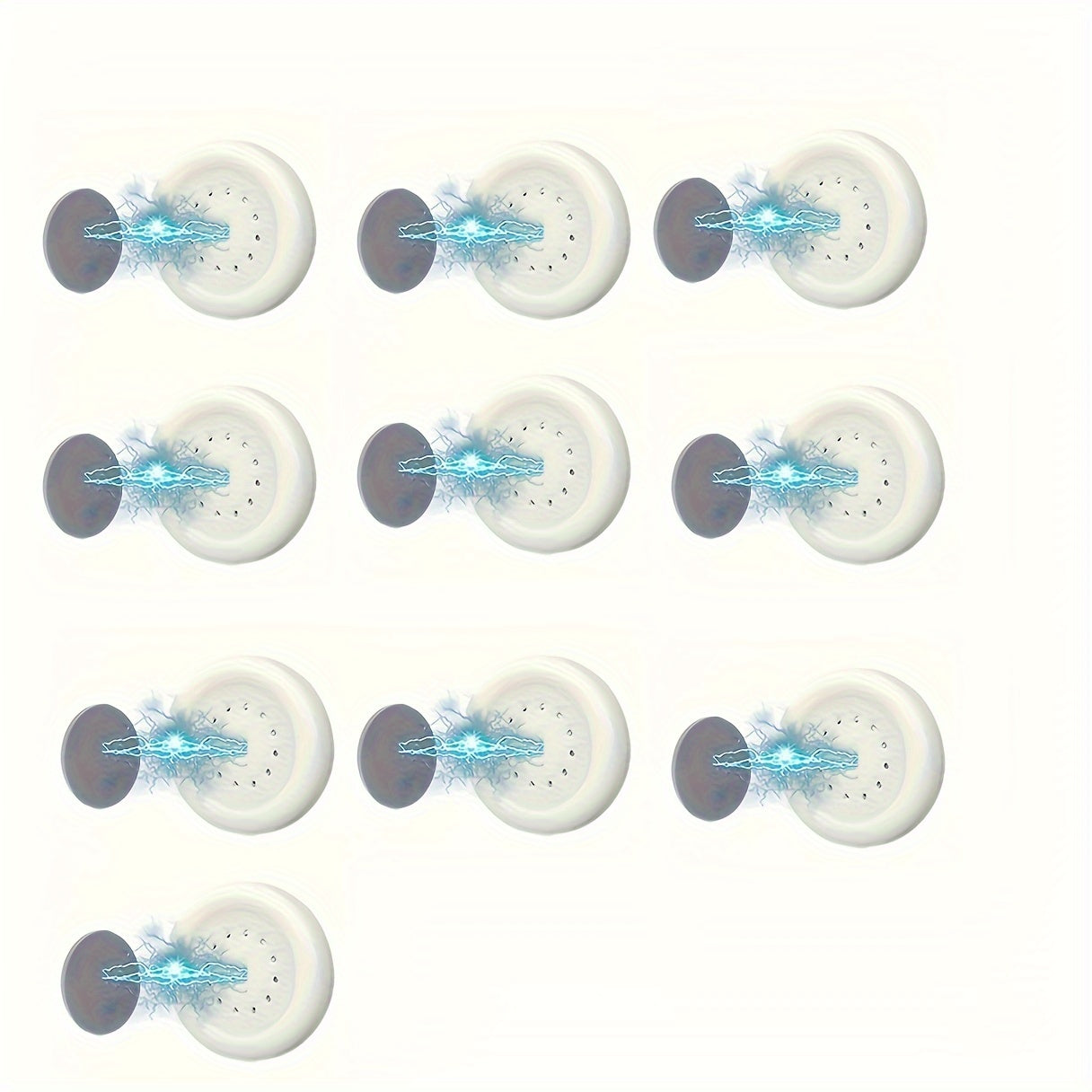 6/10pcs Ganchos Magnéticos Fuertes - Fácil Instalación de Soporte de Control Remoto Montado en la Pared, Organizador Multifuncional para Nevera y Hogar, Adhesivo Sin Taladro, Ideal para Almacenamiento de Enchufes de CA