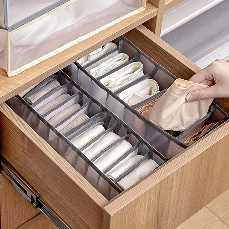 Organizador de clóset, separador de ropa interior y calcetines, con gran capacidad, multifuncional, ideal para almacenar sostenes, corbatas y más