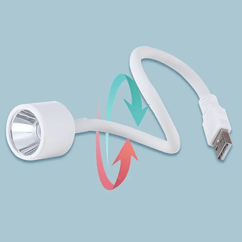1pc/2pcs Luz Flexible para Secar Gel de Uñas Mini, Secador Plástico con USB, Herramienta de Manicura sin Aroma para Mujeres, Sin Batería ni Adaptador Incluido