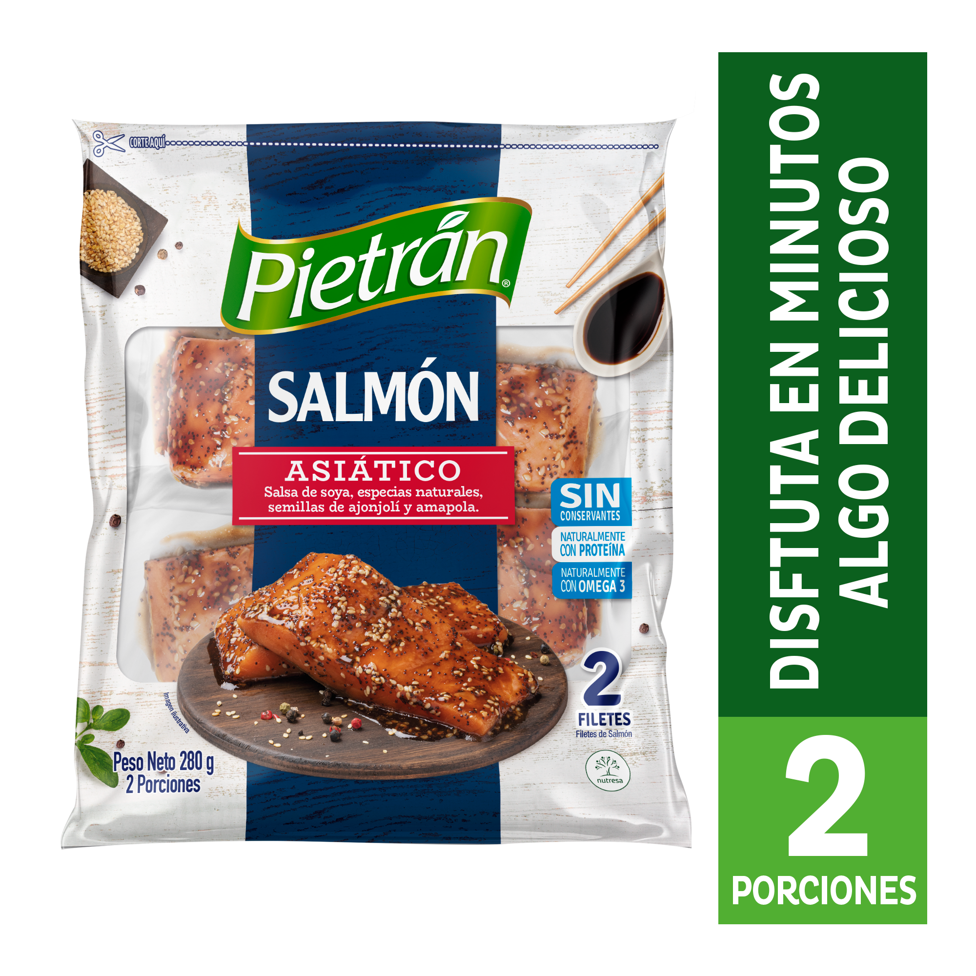 SALMON PIETRAN 2U 280G ASIATICO