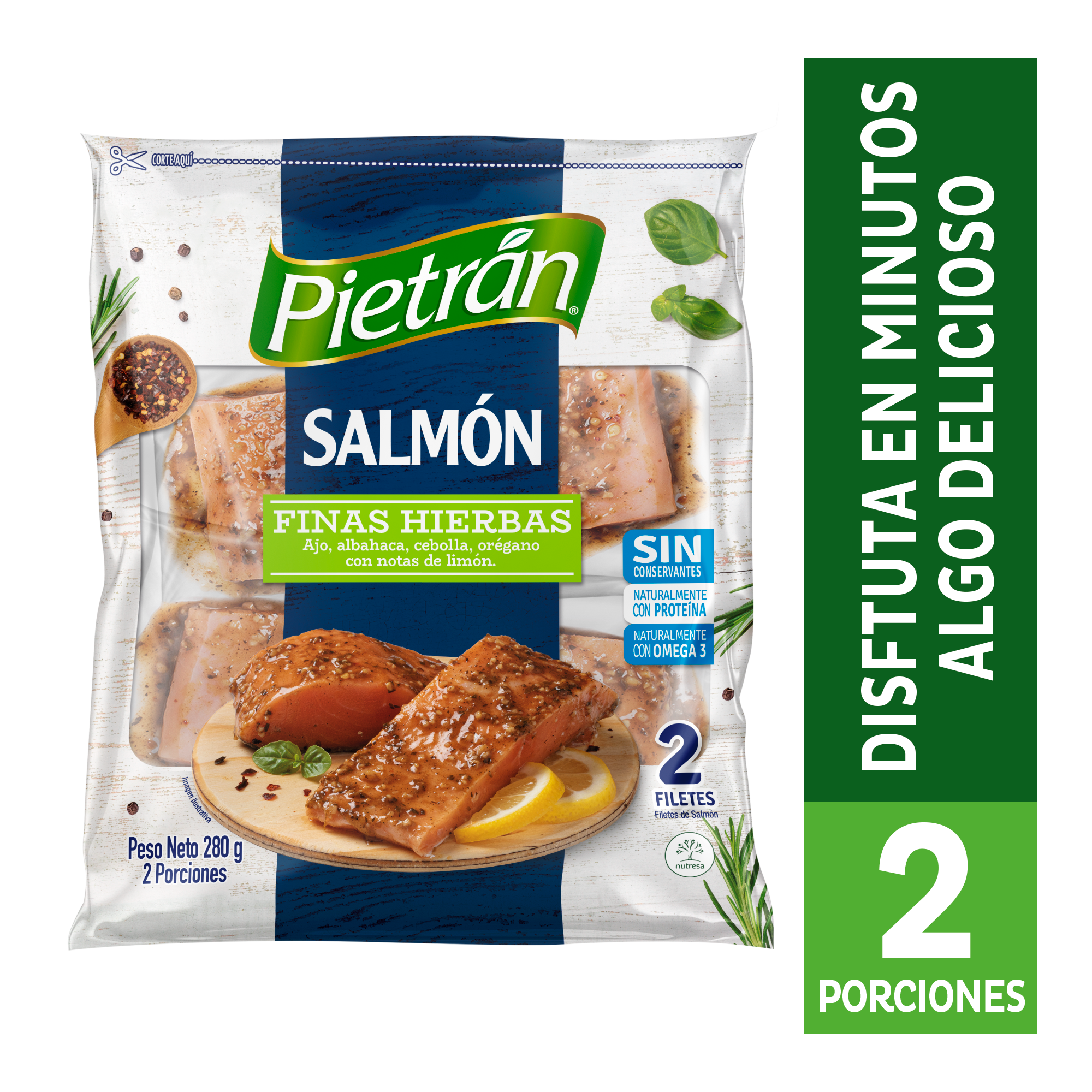 SALMON PIETRAN 2U 280G FINAS HIERBAS