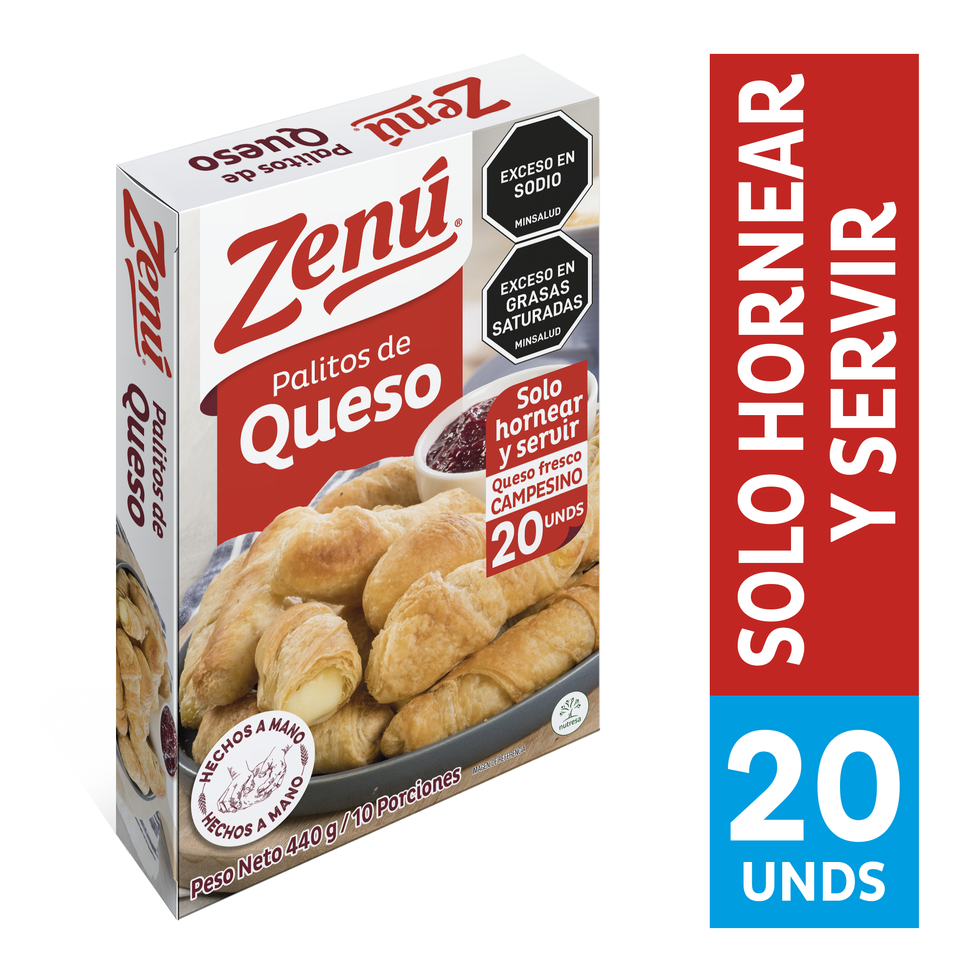 PALITO DE QUESO ZENU 440G