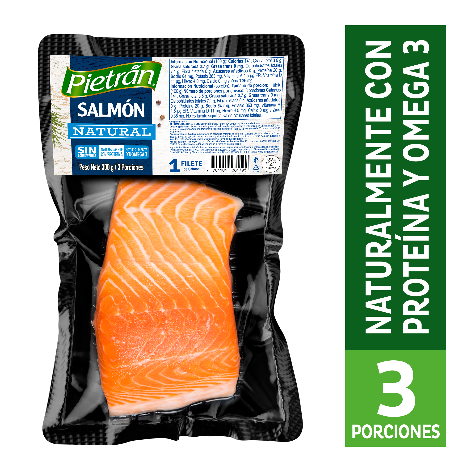 SALMON PIETRAN 300G NATUTAL