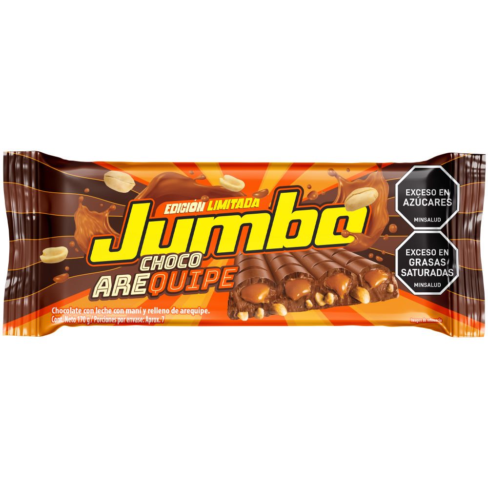 CHOCOLATINA JUMBO 170G CHOCOAREQUIPE