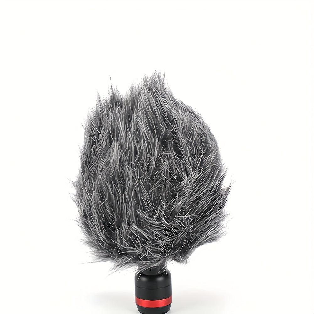 Parasol Esponjoso para Micrófono de Cámara, Filtro Pop para Micrófono de Video, Protector de Viento para Grabación, Podcast, Streaming, Esenciales para Streaming | Parasol de Peluche | Construcción Duradera, Protector de Pantalla de Viento