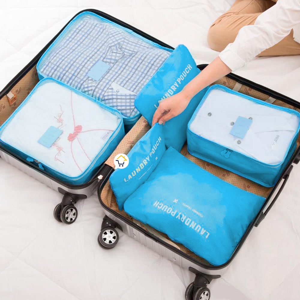 Organizador De Maleta Viajero Bolsos x6 Equipaje GM1911-211