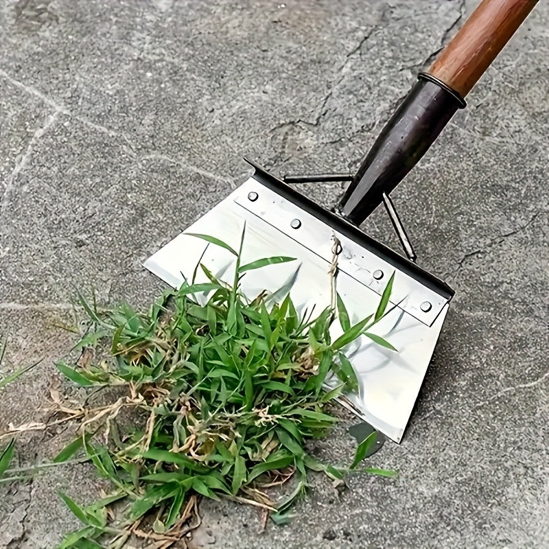 Paleta de Jardín de Acero Inoxidable Resistente - Herramienta Multifuncional para Deshierbe y Cultivo con Filo Afilado, Tenedor Manual para Eliminar Malezas, Aflojar Suelto y Plantar - Ideal para Hogares, Profesionales o Jardines Comerciales - Herramient