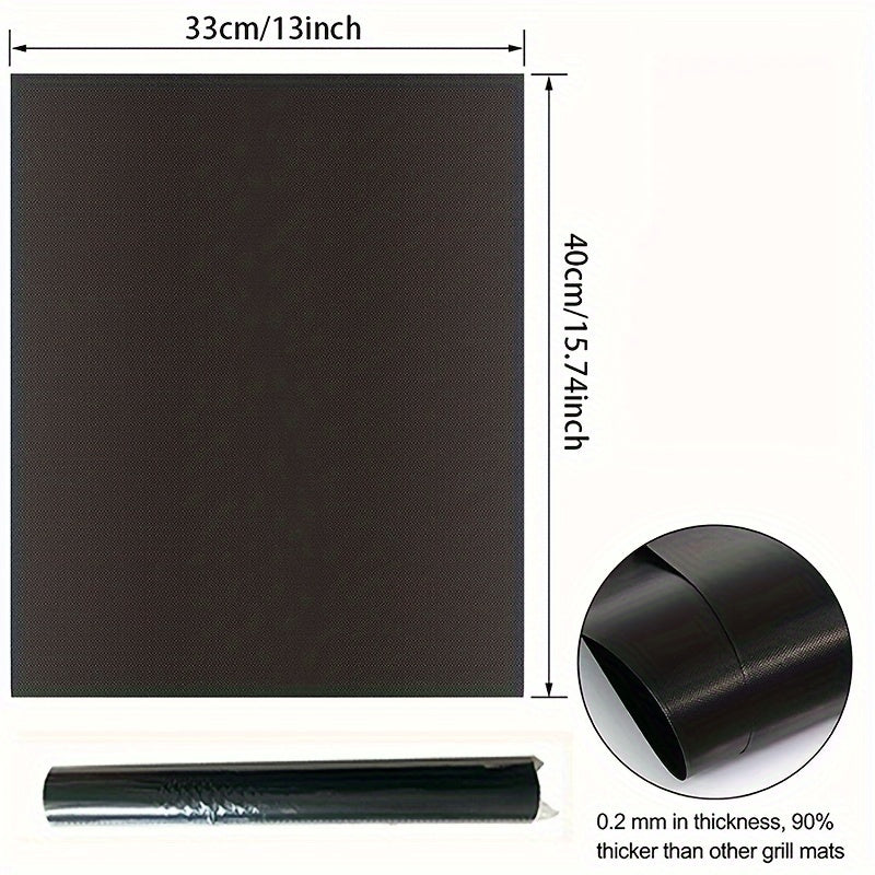 1pc/2pcs/4pcs Forros Para Horno, Estera Reutilizable Para Horno De Microondas, Resistente A Altas Temperaturas, Espesor De 0,2 Mm, Antiadherente, Para El Fondo Del Horno O Microondas, Fácil De Lavar