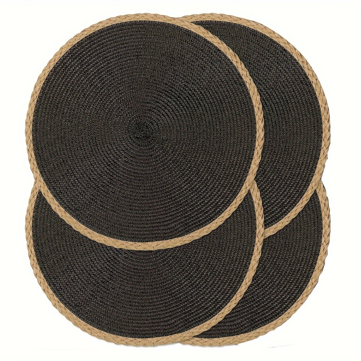 4/6 Piezas de Manteles Redondos, Temática Halloween, 15 Pulgadas Antideslizantes y Lavables para Uso en Interiores y Exteriores, Ideales para Bodas y Decoraciones de Fiestas
