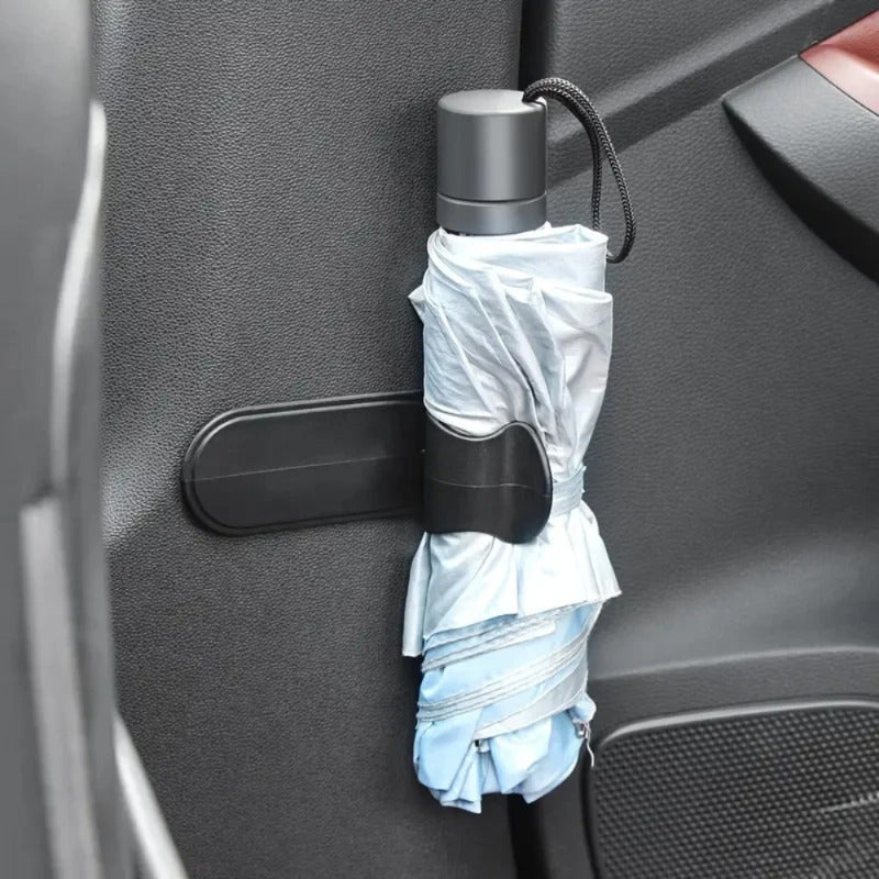 Soporte Adhesivo Portátil para Paraguas de Coche, Accesorios para el Auto, Estante Multifuncional para Almacenar Paraguas en el Automóvil