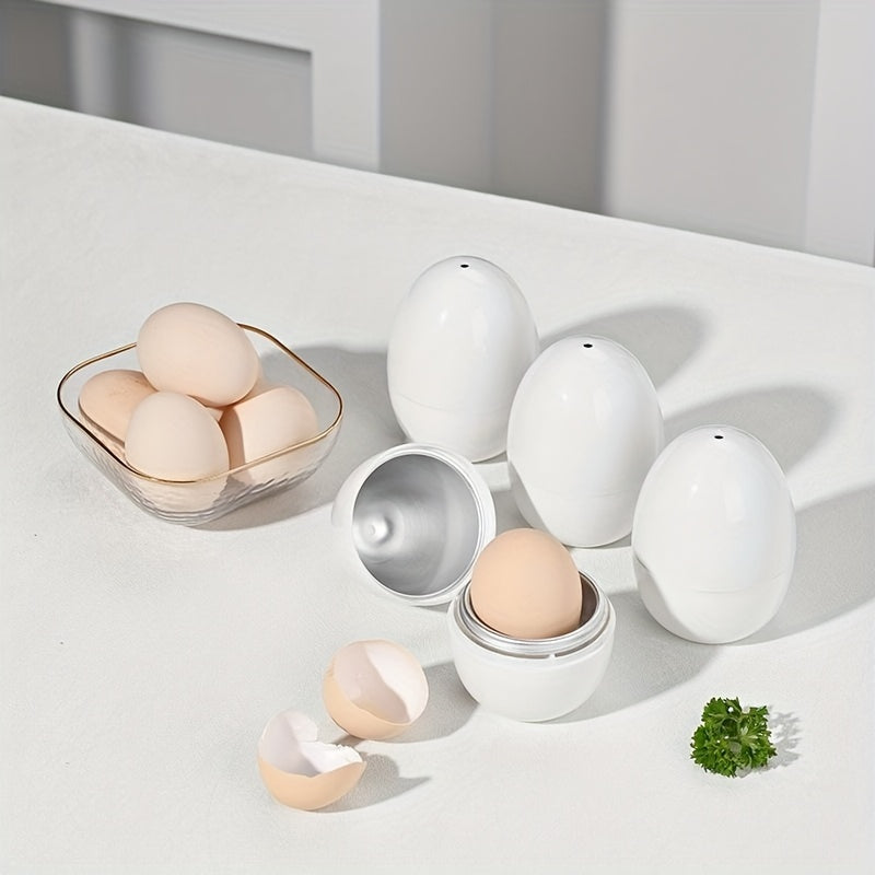 SENBOWE Cocedor de Huevos Rápido para Microondas - Huevos Cocidos Perfectamente en 9 Minutos, Utensilio de Cocina Fácil de Usar