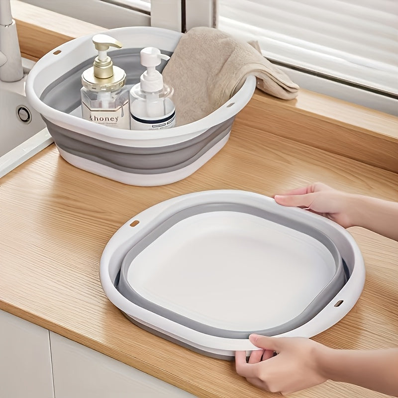 Baño de Spa Plegable para Pies - Bañera Colapsible Portátil, Diseño Duradero y Ahorrador de Espacio en Plástico para Hogar, Residencia Universitaria y Camping, No Necesita Electricidad, Regalo Perfecto para Relajación