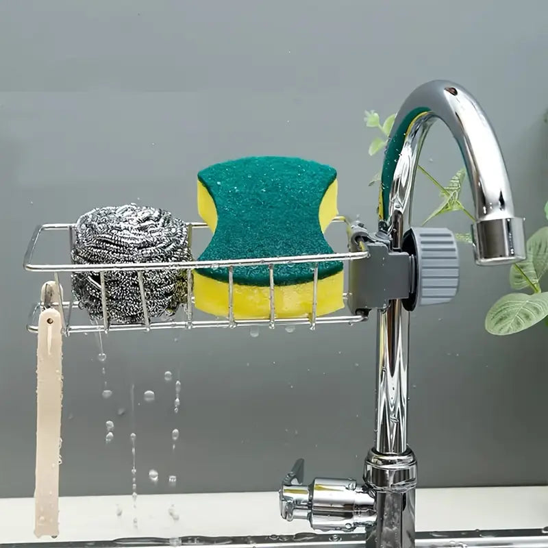 Organizador de Acero Inoxidable para Fregadero para Esponjas