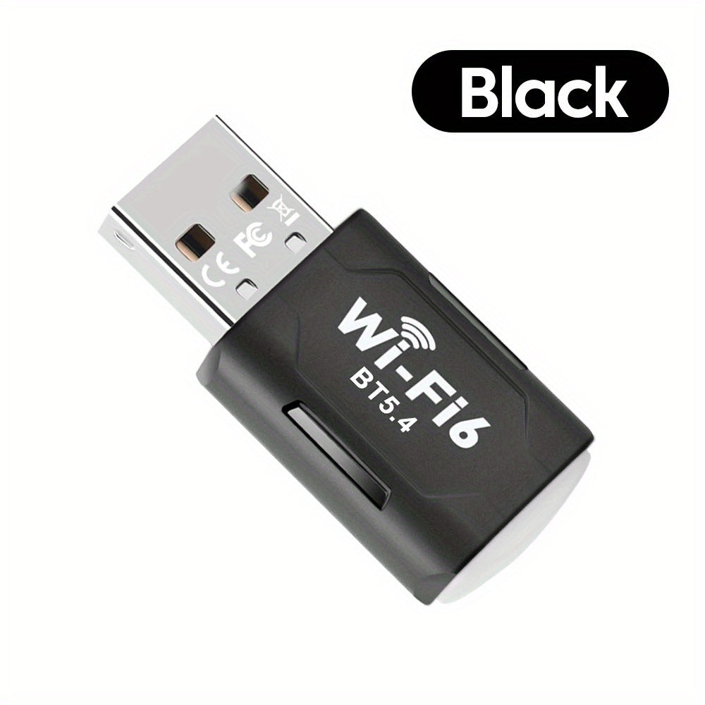 Adaptador sin varillas USB AX900 Wifi 6 2en1 Banda Dual 5.4GHz/2.4GHz para PC con Señal Estable