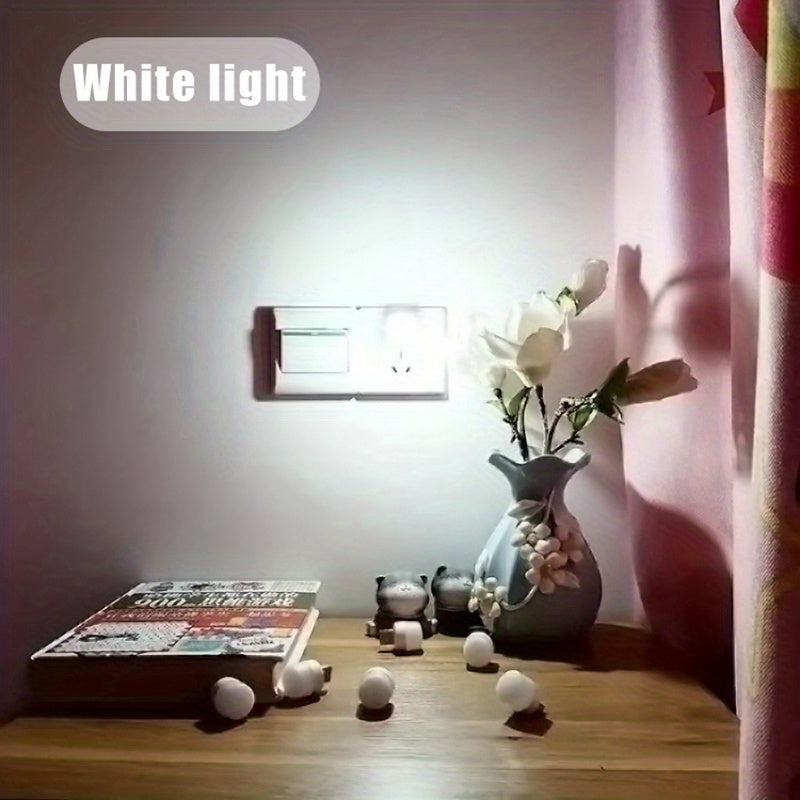 1 pza. Mini luz nocturna USB, luz de ambiente USB, luz de ahorro de energía, bombilla USB, bombilla LED compacta, iluminación portátil, lámpara decorativa, mini luz USB para coche, dormitorio, guardería, baños.