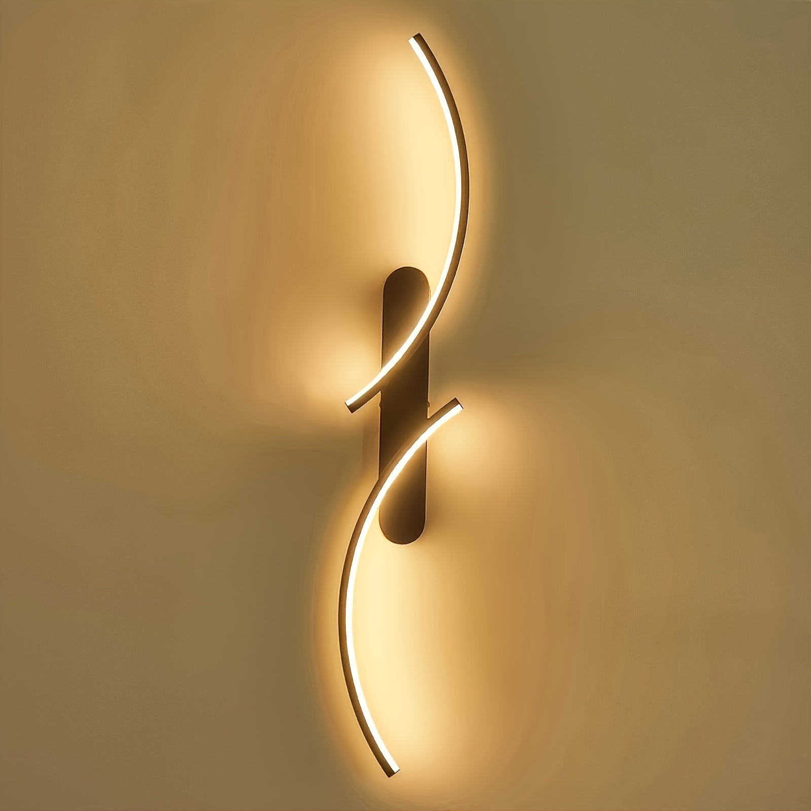 1pc Aplique de pared LED acrílico moderno - Montaje semi empotrado, accesorio desmontable con herrajes de instalación, cableado, 85V-265V, para dormitorio, sala de estar, cocina, espacios comerciales