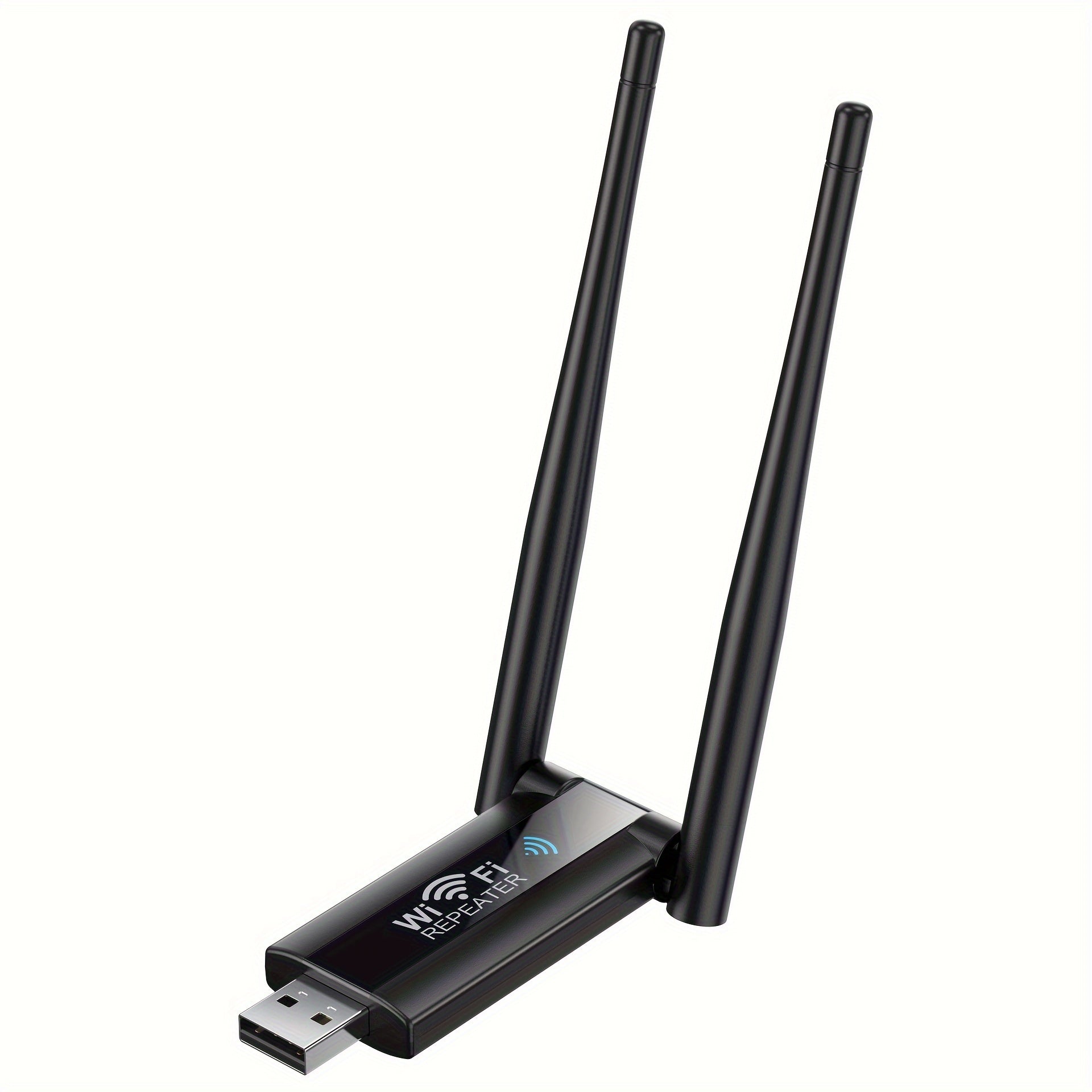 Repetidor de WiFi inalámbrico de 2.4 G 300 Mbps, extensor de enrutador, amplificador de señal Wi-Fi, adaptador de tarjeta de red de larga distancia, repetidor USB