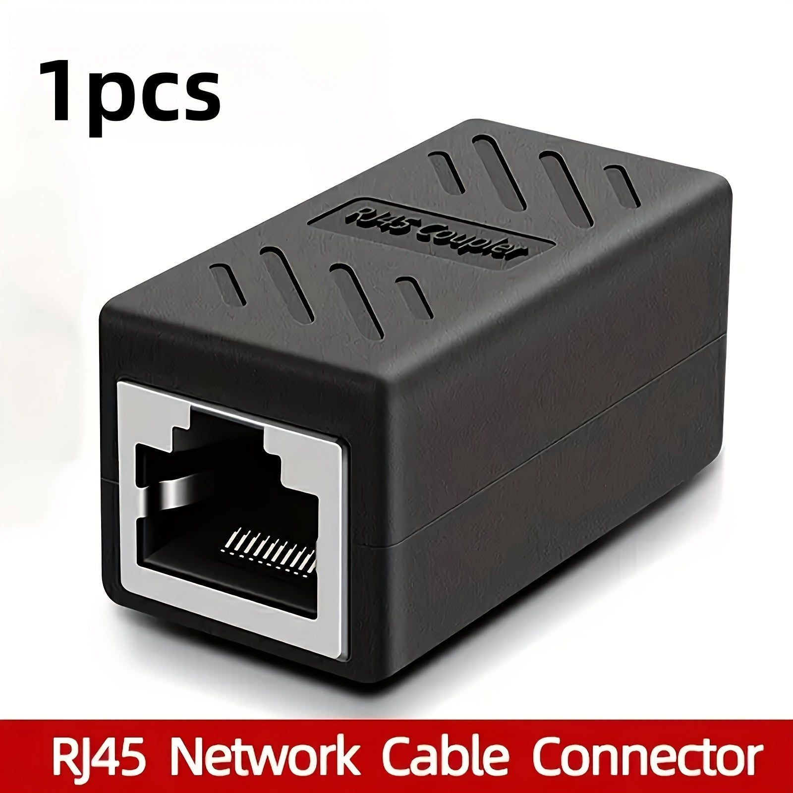 Conector Ethernet RJ45 de alta velocidad, 1/2/5/7 piezas, compatible con cables Cat7/Cat6E/Cat6/Cat5E/Cat5, macho a macho, ideal para PC, switch, router y consolas de videojuegos