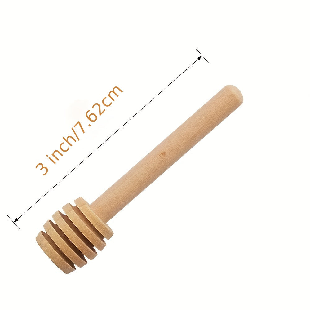 50 Uds. Barra Para Revolver Miel, Mango Mezclador, Cuchara, Tarro, Cuchara, Cucharón De Madera Natural Para Miel, Palo De Madera, Cucharas Para Miel, Utensilios De Cocina