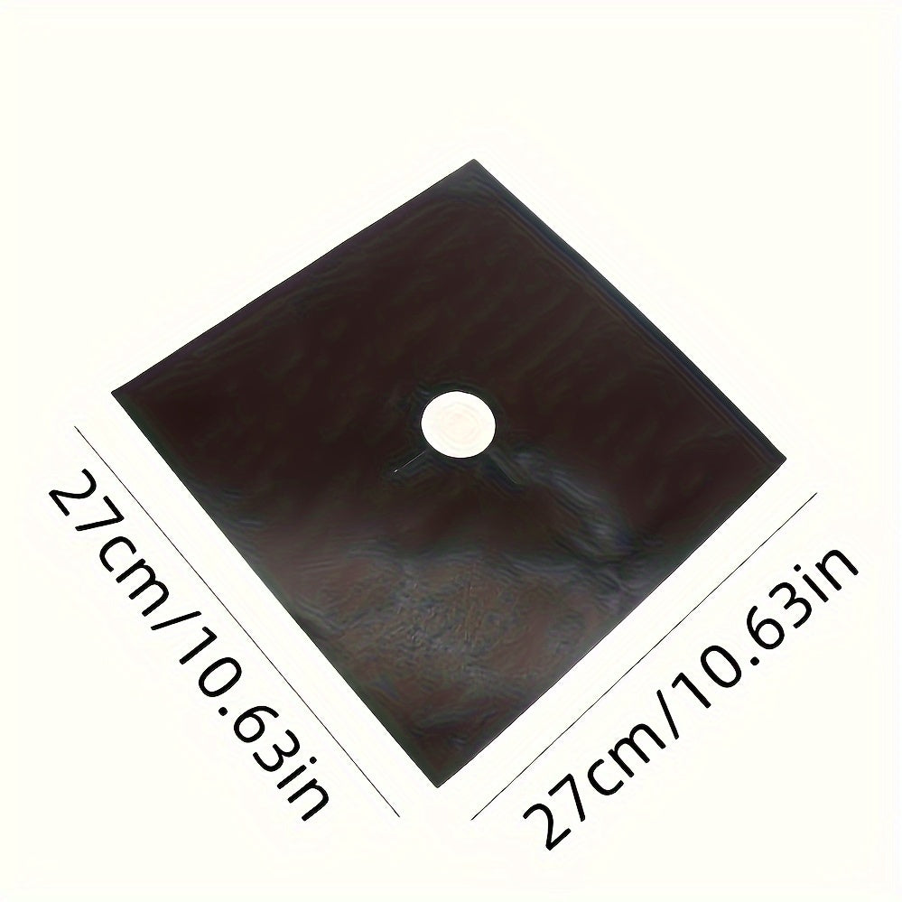 4pcs/1pc Cubierta De Quemador De Estufa Reutilizable De Cocina, Cubierta Protectora De Superficie De Estufa De Protección, Para Accesorios De Herramientas De Limpieza De Cocina