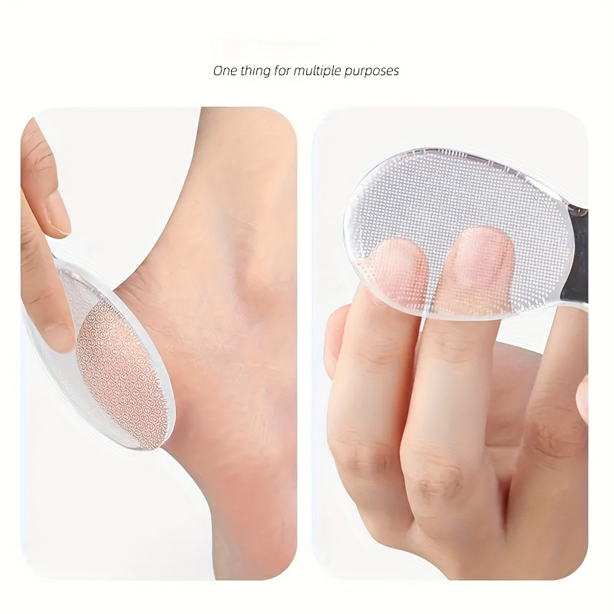 Nano Vidrio Limas Para Pies, Raspador De Doble Cara Para Pies, Escobilla Para Tacones, Removedor De Callos, Exfoliante, Cuidado De Pedicura, Herramienta De Limas Para Pies, Accesorios