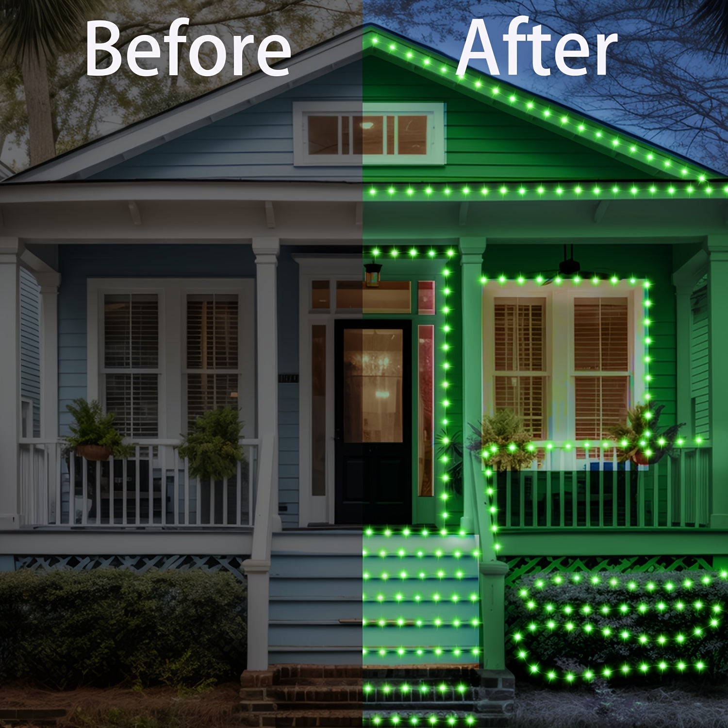 Luces de cuerda LED impermeables con mando a distancia, alimentadas por USB, modos de parpadeo ajustables, ideales para Navidad, Día de San Valentín, bodas, Año Nuevo, decoración interior y exterior, iluminación de patio y jardín