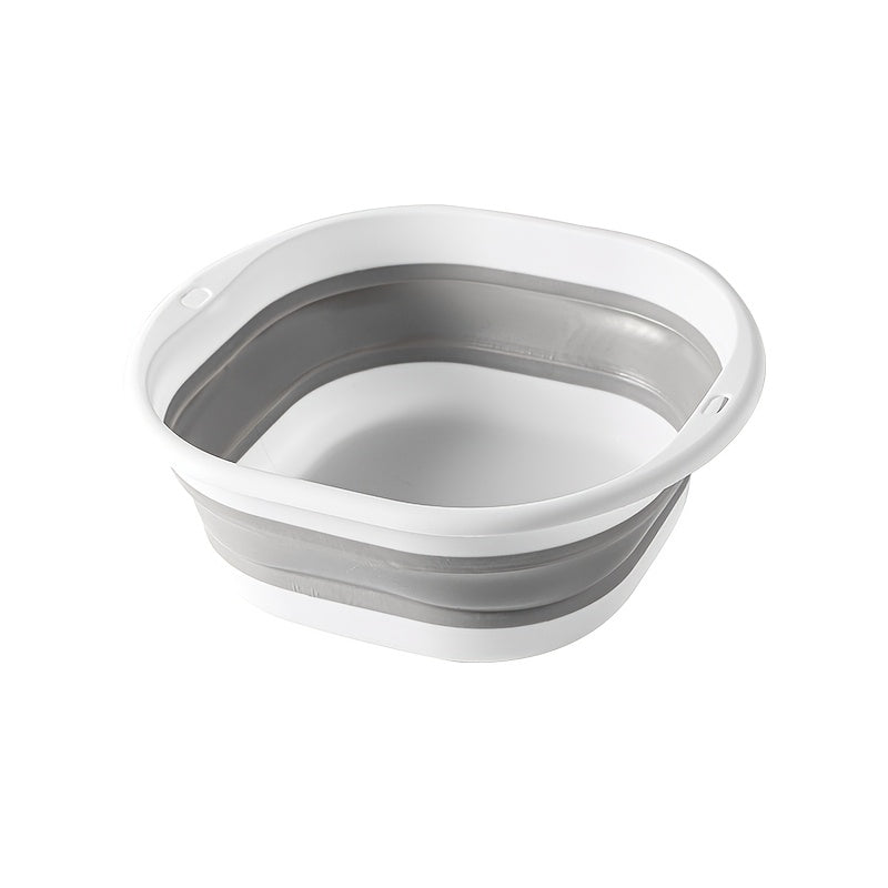 Baño de pies plegable y portátil - Plástico hipoalergénico, no necesita electricidad, ideal para uso en casa y dormitorio, bañera de masaje hasta la rodilla con diseño ergonómico para relajantes baños de pies, baño de pies, artículos esenciales para dorm
